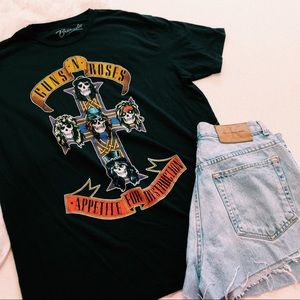 Guns and Roses Band Tee T-shirt